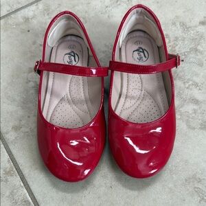Red Patent Leather Kids Shoes